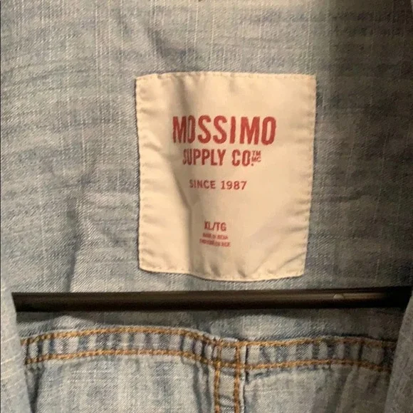 Mossimo Jean Button Up Jacket (XL) - Picture 2 of 3